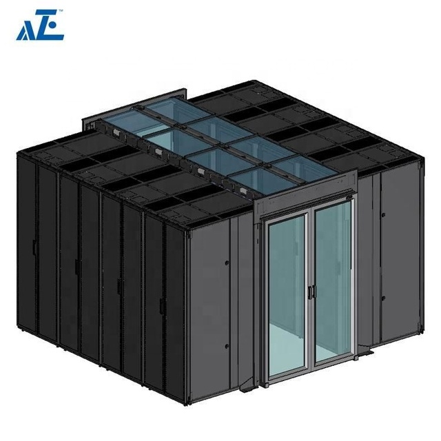 AZE 48U RACK CABINET ENCLOSURE Hot Cold Aisle Containment Systems Modular All-in-One IP20 SPCC Steel CE Certified Data Center