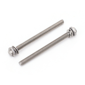 Anti-theft three combination <b>screws</b> integrated cold heading precision processing high earthquake resistance for Wholesaler - Product Image 1