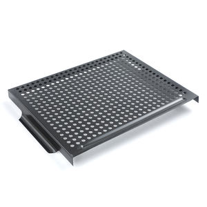 <span class=keywords><strong>Plaque</strong></span> de grillades <span class=keywords><strong>en</strong></span> <span class=keywords><strong>fonte</strong></span> sur mesure Paniers de grillade pour Wok de légumes antiadhésifs Prix compétitif Panier de grillade <span class=keywords><strong>en</strong></span> métal noir - Product Image 3