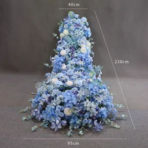 Arreglo Floral en Cascada Romántico <span class=keywords><strong>de</strong></span> Flores Artificiales <span class=keywords><strong>de</strong></span> Seda Hechas a Mano, Centro <span class=keywords><strong>de</strong></span> Mesa para Ceremonia <span class=keywords><strong>de</strong></span> Boda, Fiesta <span class=keywords><strong>de</strong></span> Cumpleaños - Product Image 3
