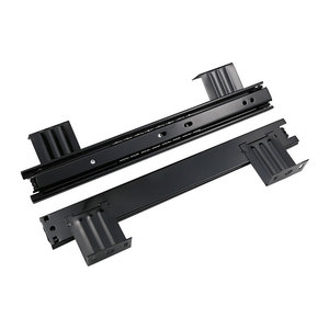Three Fold Full Extension Keyboard <b>Slide</b> Rail 12 In Cold Rolled Steel Silent <b>Drawer</b> <b>Slide</b> For Furniture - Product Image 4