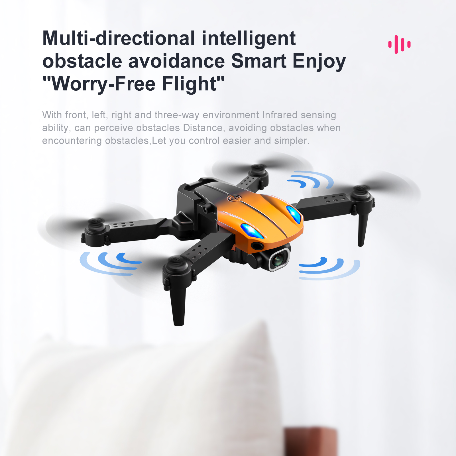 KY907 PRO Drone, intelligent obstacle avoidance smart enjoy "worry-free flight"