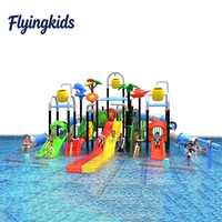 Parc aquatique commercial et résidentiel en acier et plastique pour piscines, jeux aquatiques et équipements de terrain de jeux extérieur