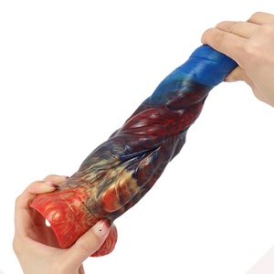 LUUK Dildo de 6 cm de grosor con diseño de streamer, enorme glande, plug anal con potente ventosa, juguetes sexuales para mujeres, productos de fantasía sexual - Product Image 3