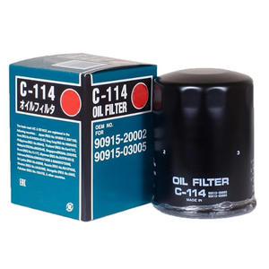 C-114 90915-20003 Filtre à huile pour Corolla Sea Lion Camry Cartouche de filtre à huile Papier de durcissement - Product Image 4