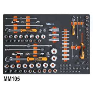 BETA - 059451011 Surtido de 199 herramientas para uso universal en bandejas de espuma EVA-MANTENIMIENTO INDUSTRIAL EAN 8054809526812 - Product Image 4