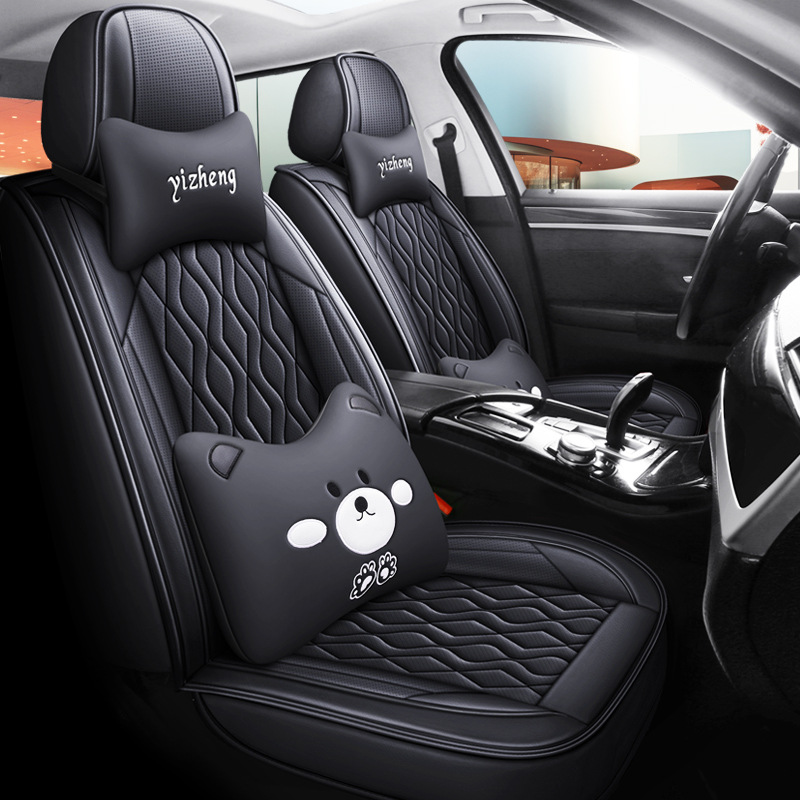 Fundas Asientos Coche Universal Seda Helada Transpirable Para Toyota Camry Corolla Hilux