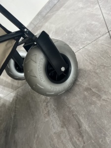 <span class=keywords><strong>Chariot</strong></span> pliable à roues gonflables <span class=keywords><strong>de</strong></span> 9 pouces à double étage pour la <span class=keywords><strong>plage</strong></span>/le camping - Product Image 6