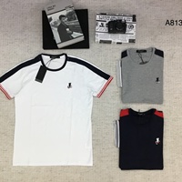 T-shirt pour hommes en coton de haute qualité avec impression dernière conception impression de T-shirt impression personnalisée 95% coton 5% spandex noir T Shi