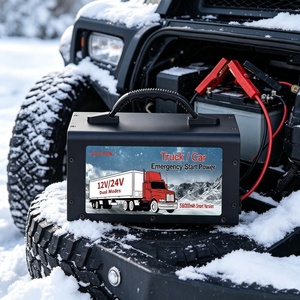 Démarreur de camion 12V/24V 56000mAh/98000mAh, <span class=keywords><strong>booster</strong></span> de <span class=keywords><strong>batterie</strong></span>, pack de démarrage d'urgence, <span class=keywords><strong>batterie</strong></span> externe portable <span class=keywords><strong>pour</strong></span> camions lourds - Product Image 2