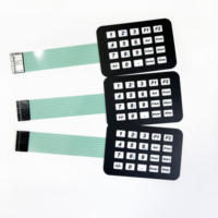 Clavier à membrane OEM de rechange de haute qualité pour débitmètre avec dôme métallique