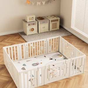 Parc pour bébé Forme libre facile à assembler Parc pour bébé d'intérieur Jeu pliable - Product Image 3