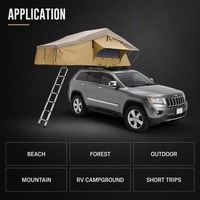 Tente de toit souple à montage rapide pour SUV 4x4, imperméable, pour camping en plein air - Offre spéciale