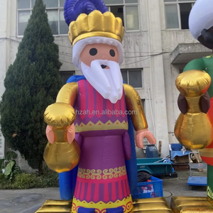 Gigantesco Gonfiabile Pubblicitario dei Tre Re Magi per Decorazioni Natalizie, Modello Mascotte dei Tre Re Magi - Product Image 5