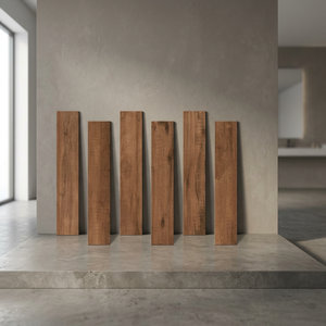 Modernas baldosas de porcelana Stackbond de 200x1200 mm con aspecto de madera mate, diseño de tiras largas de 20x120 cm - Product Image 3