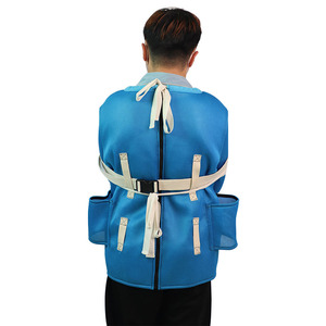 Ropa de sujeción multifuncional Yu Qilin, malla azul cielo con cremallera, uso hospitalario, tallas SMLXL - Product Image 3