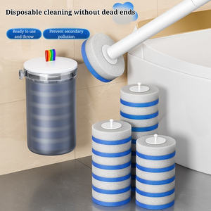 המפעל הסיטונאי חד פעמי מברשת עם 12 החלפת ראש שרותים חד פעמי קערת ניקוי מברשת - Product Image 2