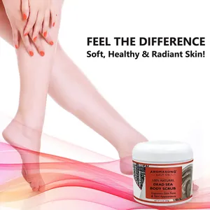 Buatan AS Label pribadi organik garam laut mati Scrub wajah tubuh polipropilin Herbal Marjoram Krim Mandi Formula peremajaan - Product Image 4