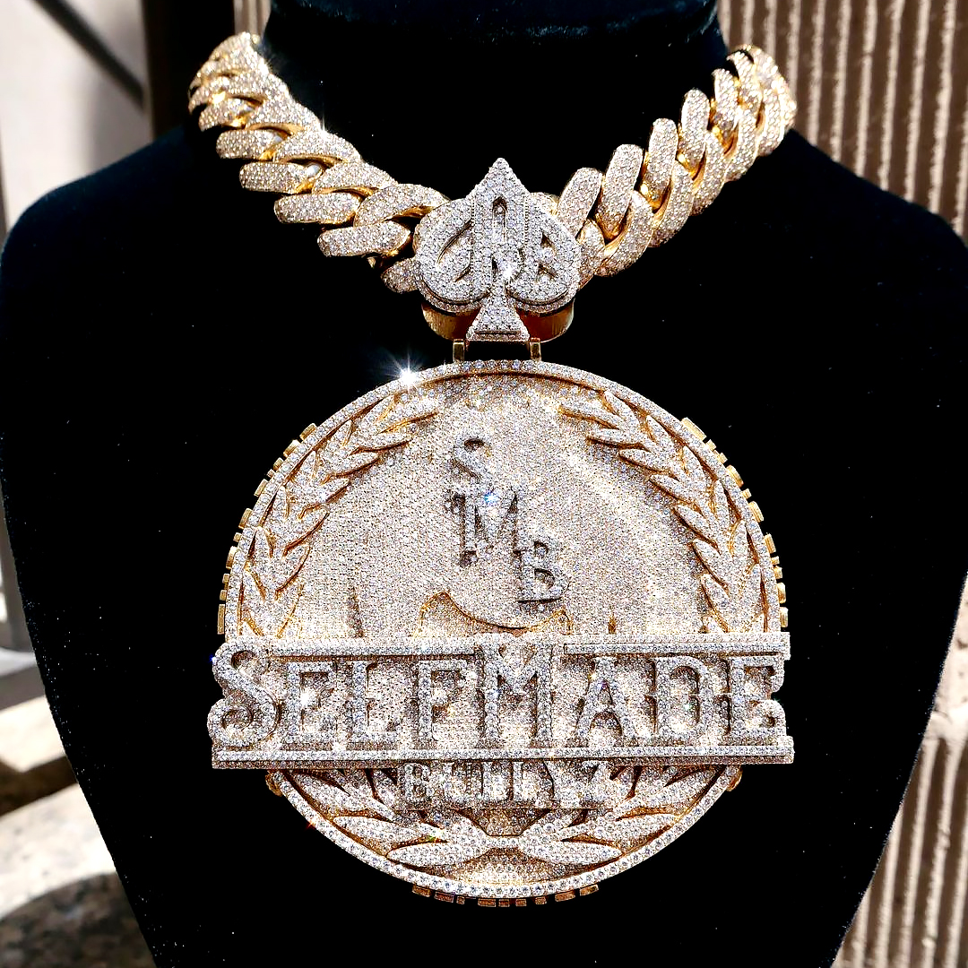 Custom Iced Out Chain Pendant Custom Diamond Chains Cheap