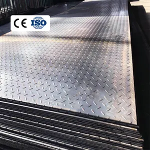 Hot rolled checkered sheet 1050 4x8 aluminum plate price per ton high quality aluminum checkered plate