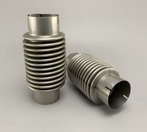 ท่อไอเสียรถยนต์แบบยืดหยุ่น ข้อต่อแบบยืดหยุ่น ท่ออ่อนอเนกประสงค์ ทนทาน ผลิตจากสแตนเลสขัดเงา หนา 1.5 มม. สำหรับรถแข่งและดริฟท์ - Product Image 5