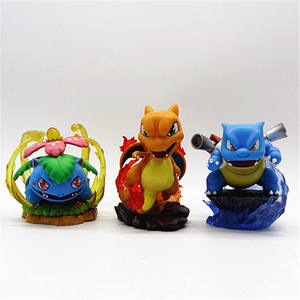 <span class=keywords><strong>Figura</strong></span> de acción Pokémon: Pikachu disfrazado, Pokémon pequeño, Dragón de Fuego, Genji, Fantasma, Bulbasaur, Semilla Pokémon - Product Image 1