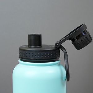 กระติกน้ำสแตนเลสความจุ32ออนซ์กระติกน้ำสุญญากาศทรงปากกว้างมีฝาปิดสำหรับเดินทาง - Product Image 6