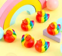 Canard de bain pour bébé, support de douche pour tout-petit, canard de bain jaune en plastique, canard en caoutchouc pour le plaisir du bain