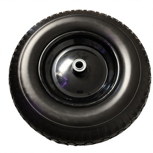 <span class=keywords><strong>Roue</strong></span> en mousse PU anti-crevaison <span class=keywords><strong>standard</strong></span> 4.80/4.00-8, <span class=keywords><strong>roue</strong></span> industrielle pleine <span class=keywords><strong>de</strong></span> 400 mm pour chariot à main - Product Image 2