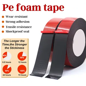 Dubbele Tape Foam Pe Hoge Binding Zelfklevende Dubbelzijdige Pe Foam Tape Dubbelzijdig Pe Foam Tape Hoge Sterkte Voor Hardware Fitting