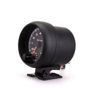 Tacómetro Universal Nuevo de 3.75 Pulgadas y 12V con Retroiluminación LED Blanca, Luz de Cambio Roja de 4-8 Cilindros, 0-8000 RPM para Automóviles de Gasolina - Product Image 3