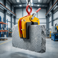 Sling de levage industriel pour pierres, dalles de granit et de marbre, capacité 1000 kg, élévateur de plaques robuste en acier inoxydable haute résistance avec caoutchouc noir