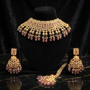 Elegant High Quality Zinc Alloy Gold-Plated Bridal Engagement Wedding Anniversary Party Gift Ethnic Fashion Zircon Jewelry <b>Set</b> - Product Image 3