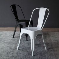 Chaise de salle à manger en plastique de style minimaliste moderne, dossier en plastique, origine Chine, pour usage commercial, cafés, salons de thé