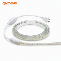 Bande LED PVC 220V 2835 120LEDs/m 9W/m 11.5x6.5mm 4000K Blanc Naturel Ra70 IP65 Éclairage Paysager CERoHS