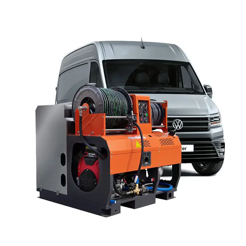 AMJET est un équipement de nettoyage haute pression durable et respectueux de l'environnement 180bar 65lpm économe en énergie et efficace.