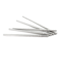 Tiges de suspension d'échappement droites OEM 9 pouces, à tête plate ou en forme de flèche, en zinc uni, courbure en D à 90 degrés, universelles, en acier