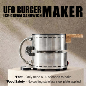 2026 Más Vendido Miles UFO2000 Máquina <span class=keywords><strong>de</strong></span> Prensa para Panini <span class=keywords><strong>de</strong></span> Helado y Gelato, Máquina para Hamburguesas UFO, para Panecillos <span class=keywords><strong>de</strong></span> 9-12 cm - Product Image 4