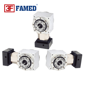 Réducteur à faible jeu 90 degrés AAW-135AS-RF, grande boîte de vitesses rotative à bride pour moteur à arbre creux, engrenages hélicoïdaux - Product Image 4