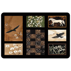 Tapete Elegante para Cocina o Habitación con Aroma a Tinta Escarchada, Rectangular, de 30x40cm y 40x60cm, de Poliéster Antideslizante y Absorbente para el Drenaje del Fregadero - Product Image 1