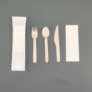 Logo OEM personnalisé, écologique, 100% biodégradable, cuillères-fourchettes jetables en bois, pour fêtes, occasions décontractées, Ecoware, livraison rapide, restaurants - Product Image 6