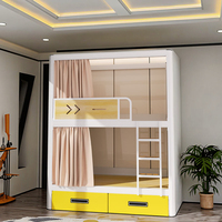 Double Space Capsule Staff Dortoir Lits Étudiants Lits hauts et bas Lits superposés simples pour jeunes