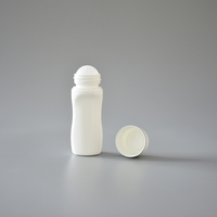 Pcr facile à utiliser soleil soins de la peau vide en plastique PP emballage grand 90g déodorant bâton conteneur rouleau sur la boule