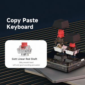 Teclado Mecánico Compacto SIKAI con Macros Programables, Retroiluminación RGB, Conexión USB y Teclas de Atajo Personalizables para Copiar y Pegar, Ideal para Oficina - Product Image 4