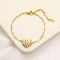 Pulsera de Acero Inoxidable con Perlas de Lujo Retro al por Mayor, Joyería de Diseño Versátil y con Personalidad, Estilo Moderno para Hombre/Mujer