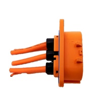Petit courant 40A HVIL 800v prise de courant haute tension connecteur cc PA66 + GF matériau verrouillage pour EV 2pin 3pin 4pin 5pin 6pin