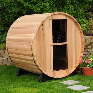 Cedar sauna barrel outdoor sauna zimmer mini hause sauna dusche