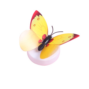 DAMAI - Lámpara Nocturna LED de Colores con Forma de Mariposa Luminosa, Decoración de Mariposa 3D de Plástico, Se Puede Pegar en la Pared, Decoración para Fiestas - Product Image 5