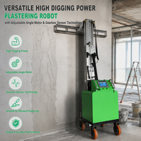 Robot de plâtrage polyvalent à forte puissance de creusement avec moteur à angle réglable et technologie de capteur de boîte de vitesses