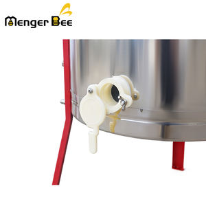 Extracteur de miel manuel Dadant 3 cadres MengerBee avec engrenages, composants centraux en acier inoxydable, équipement d'apiculture - Product Image 5